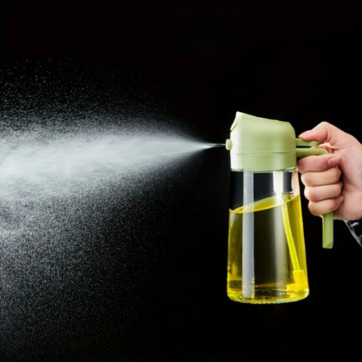 Sprayable And Pourable Glass Oil Bottle