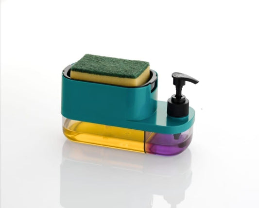 3 In 1 Soap Dispenser Hand Wash And Dish Soap With Sponge