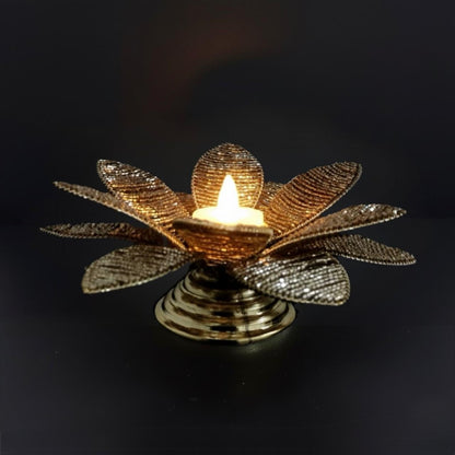 Beaded Lotus Stand - GOLDEN (BUY MORE, SAVE MORE!)